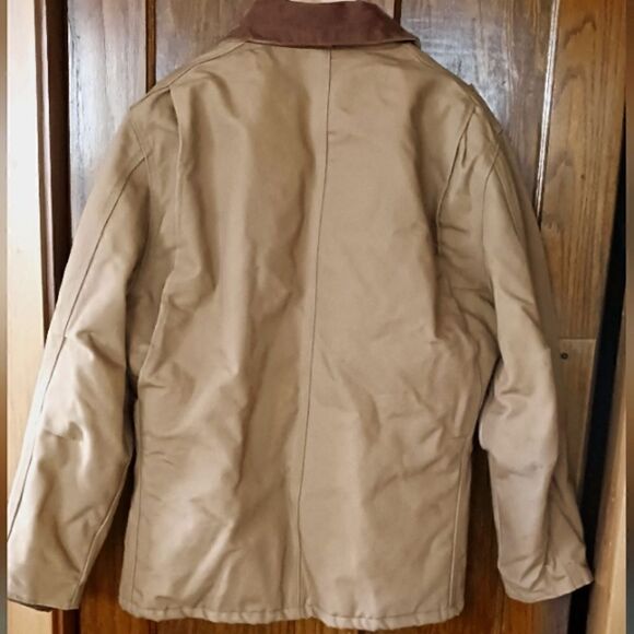 Carhartt Arctic Weight Duck Coat with Quilted Lining Corduroy Collar LG 44 - Picture 8 of 16